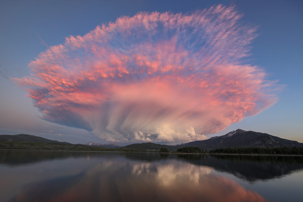 Lake Dillon Photo - Celestial Eruption