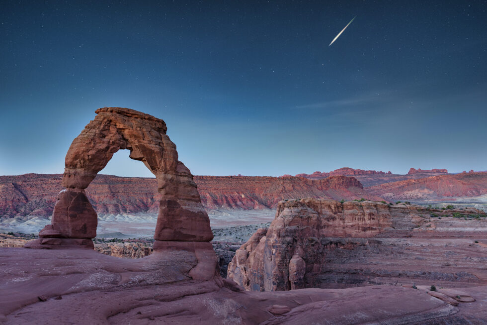 Delicate Arch Night Photo