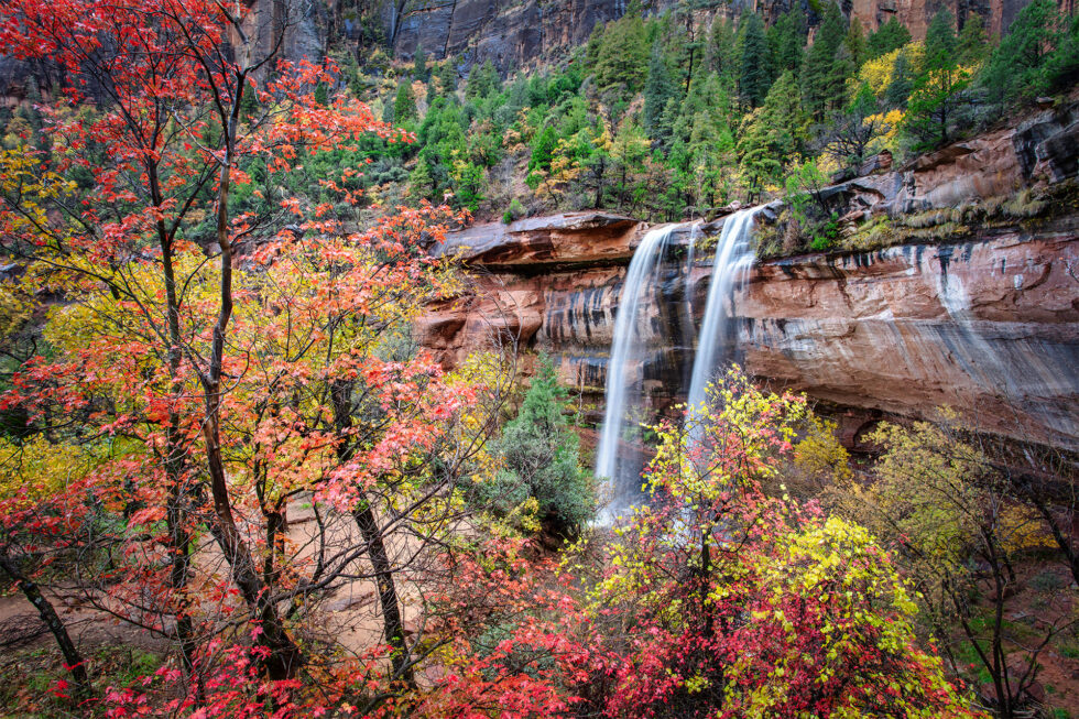 Emerald Falls in Zion